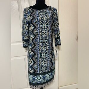 NWT LONDON TIMES Paisley dress size 10